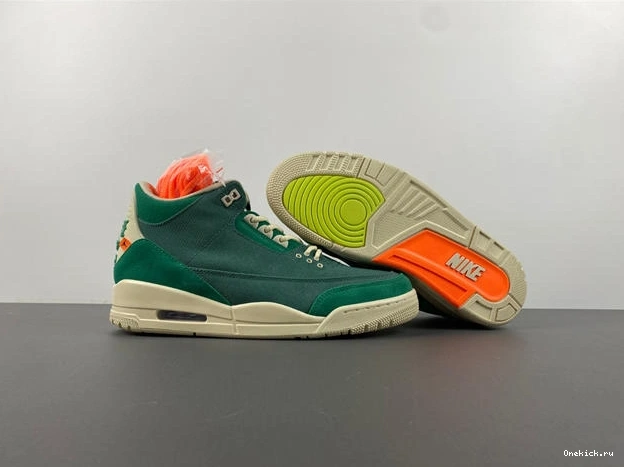One Kick Jordan WMNS 3 OG Elegant x Abney Nina Chanel SP Air 3807 1015
